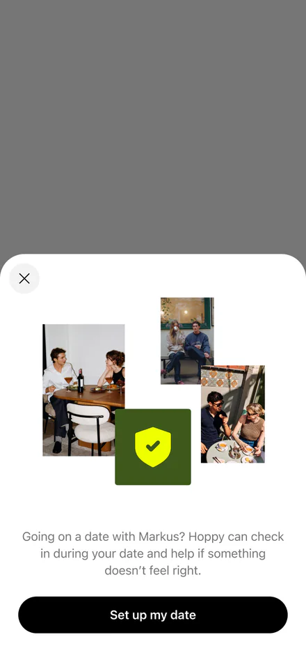 hoppy app: going on a date? set up my date